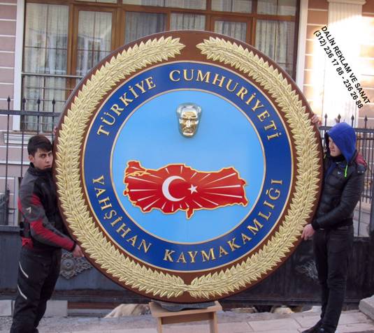 DUVAR T�P� AMBLEM YAH��HAN KAYMAKAMLI�I DI�ARIDA
